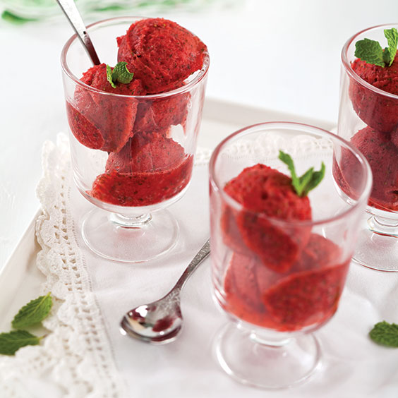 Strawberry-Mojito-Sorbet-Recipe