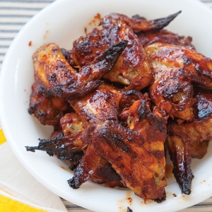 tangy garlic chicken wings