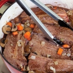 cooking short ribs in a dutch oven