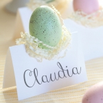 place cards for an Easter table