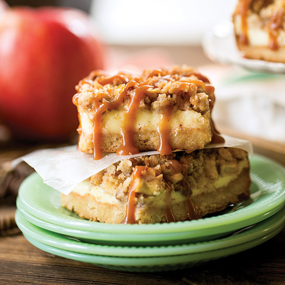Apple-Caramel Cheesecake Bars