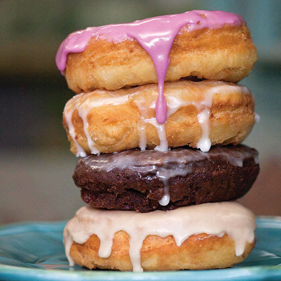 stacked doughnuts from Holy Doughnuts