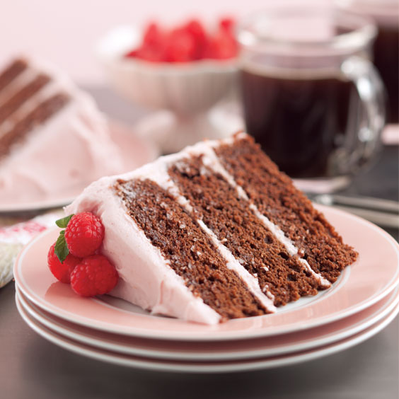 Chocolate Cake with Raspberry