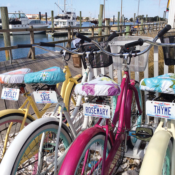 Hungry Town Tours bike tours on the Crystal Coast of North Carolina