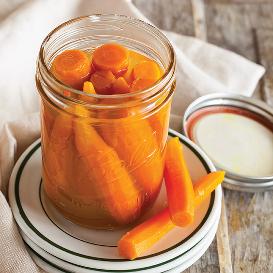 pickled curried baby carrots