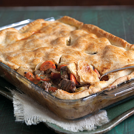 Hearty Pot Pies Beef and Caramelized Onion Pot Pie