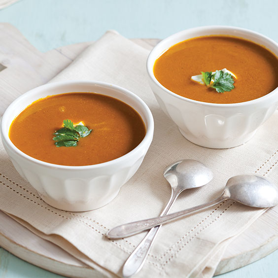 Curried Carrot-Coconut Soup