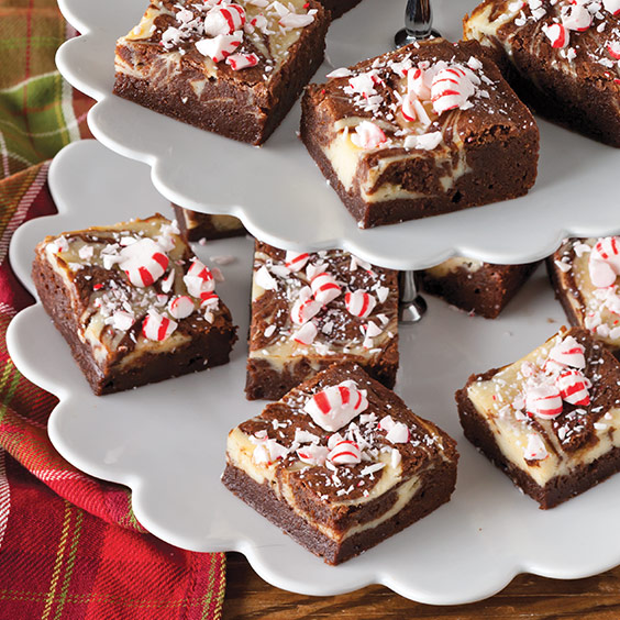 Cream Cheese Peppermint Brownies