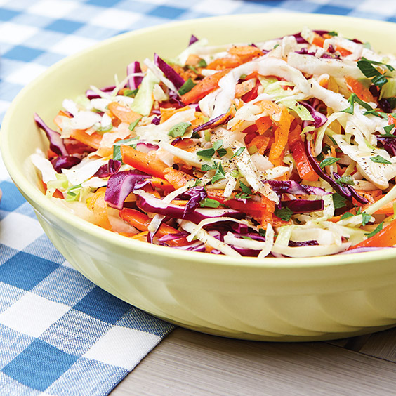Sweet and Tangy Marinated Slaw