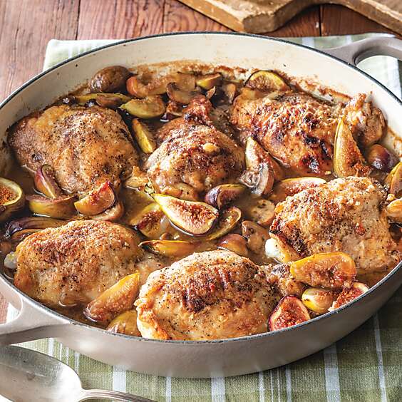 Chicken Marsala with Figs