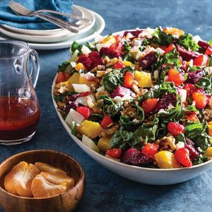 Roasted Beet, Chard, and Clementine Salad