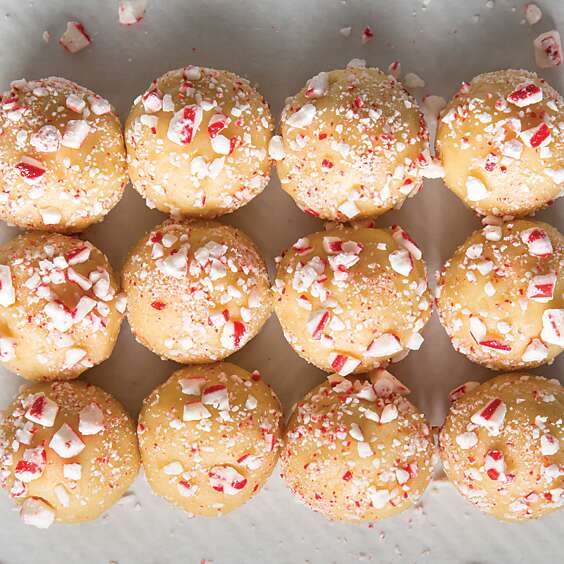 Cream Cheese-Stuffed Peppermint Sugar Cookies